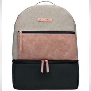 Petunia pickle bottom Axis diaper back pack in dusty rose/sand